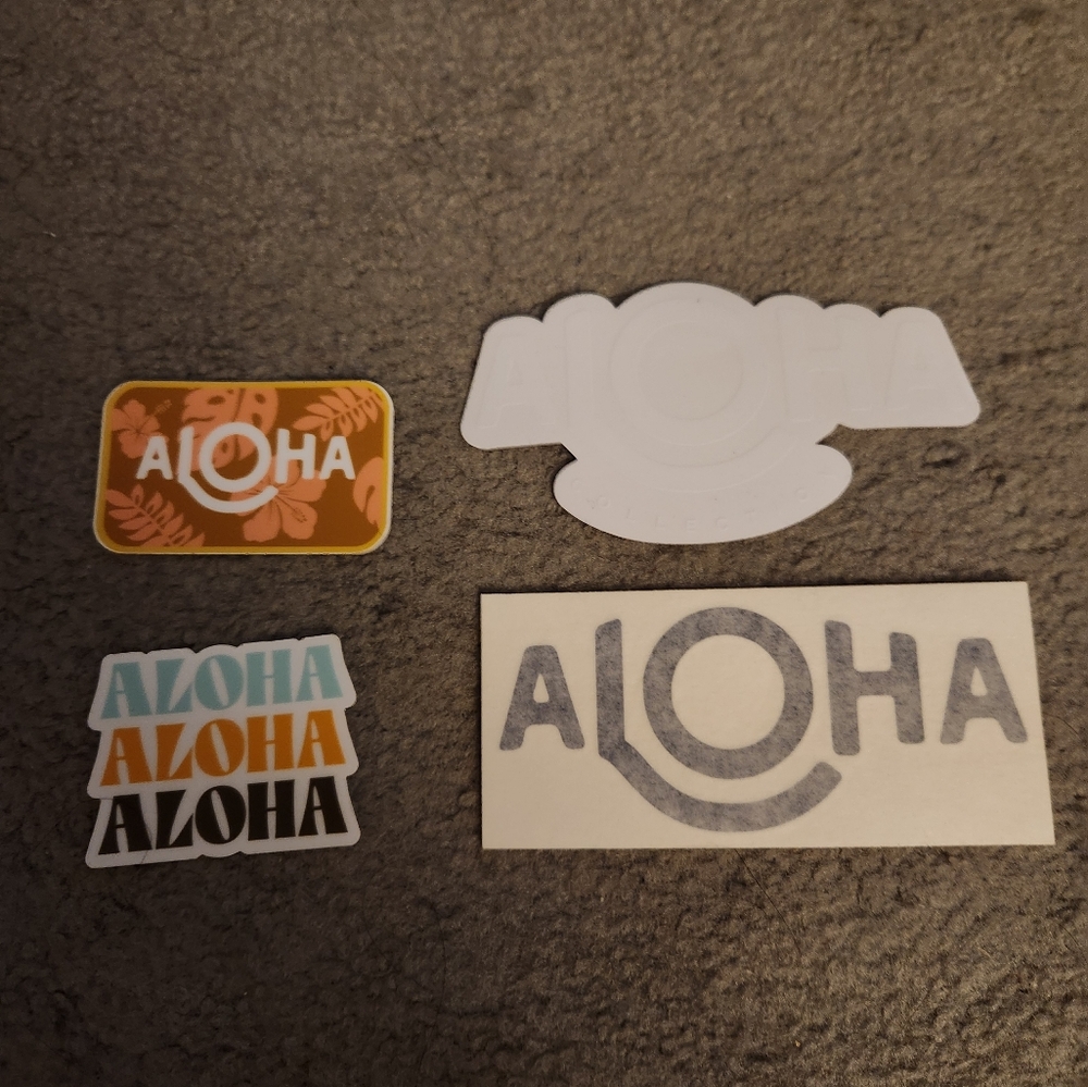 Aloha Collection Stickers Bundle Car Decal